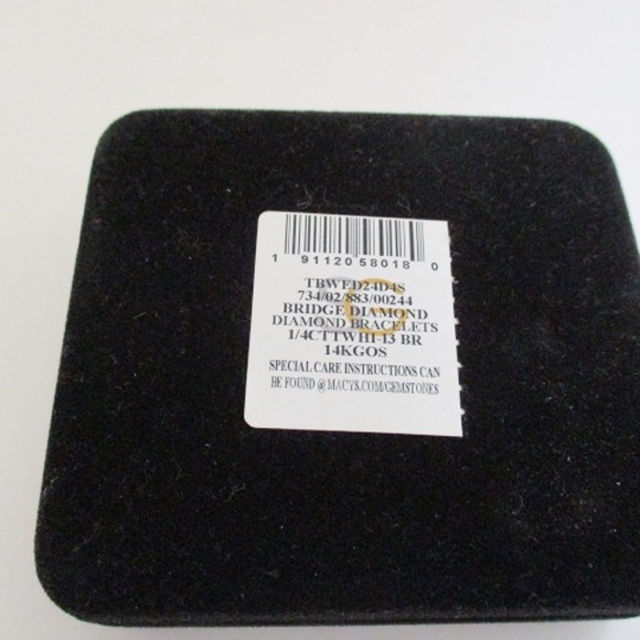 EEFFY Tennis Bracelet Gold Over Sterling Silver - Picture 2 of 7